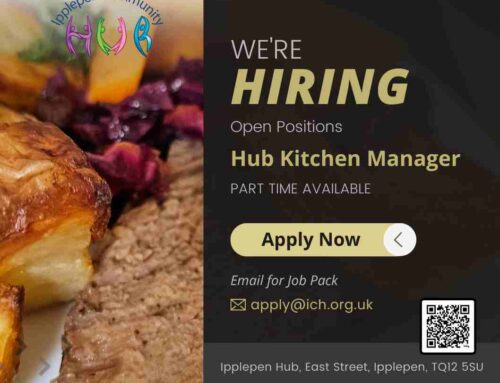 Job Vacancy – Part Time Hub Kitchen Manager