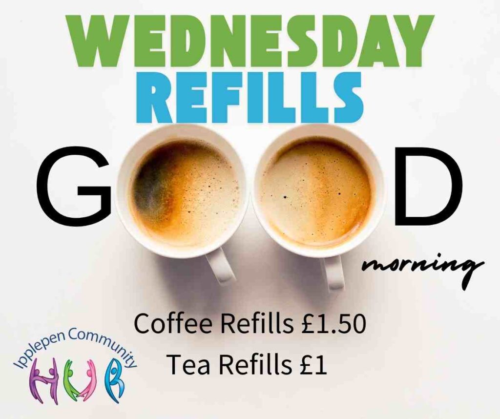 Discount Coffee and Tea refills